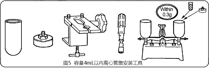 圖5 Himac CP100NX超速離心機(jī)3-4mL開頂管管蓋裝工具.jpg 圖5 Himac CP100NX超速離心機(jī)3-4mL開頂管管蓋裝工具.jpg
